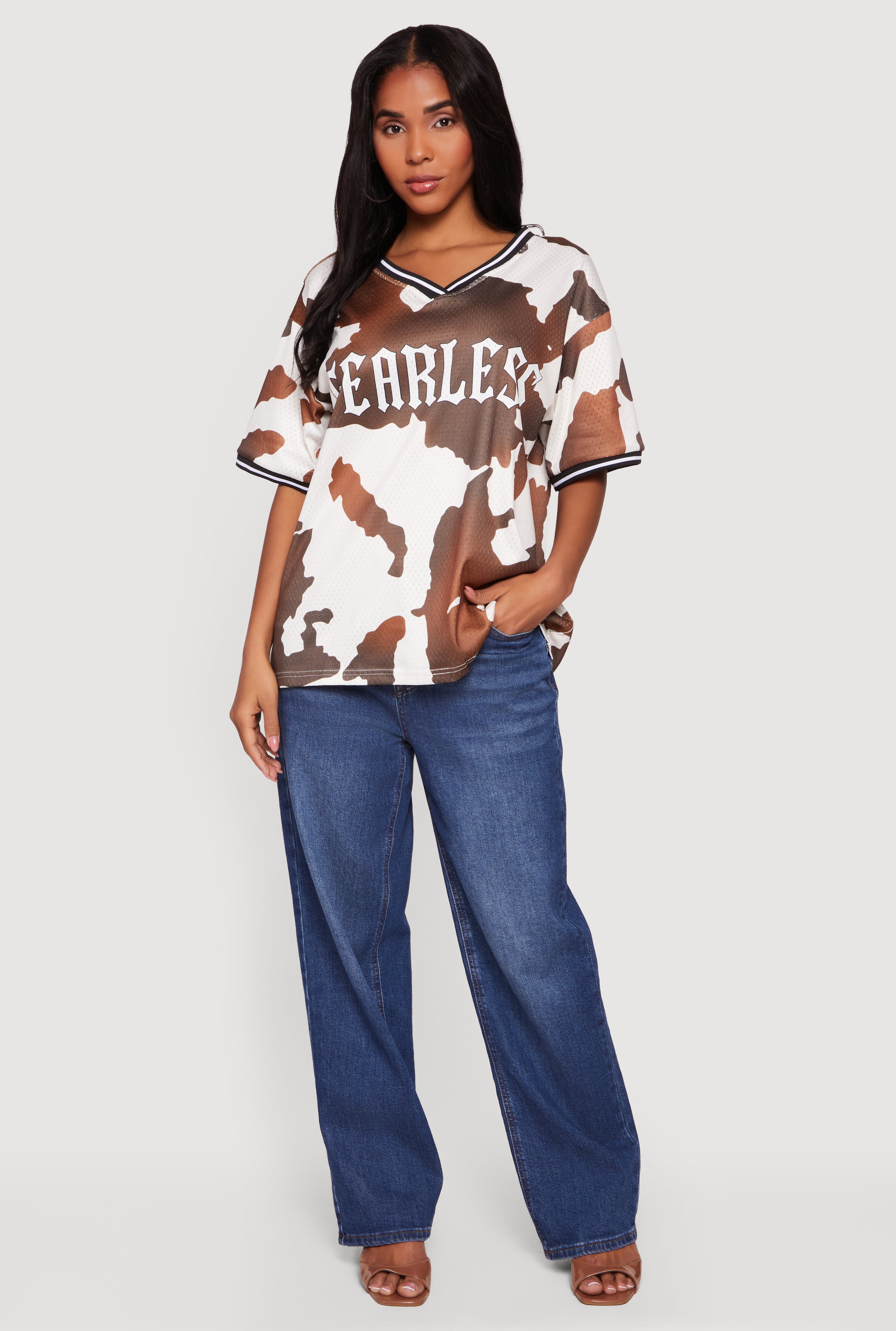 Sheer Graphic Mesh Shirts | Rainbow Shops