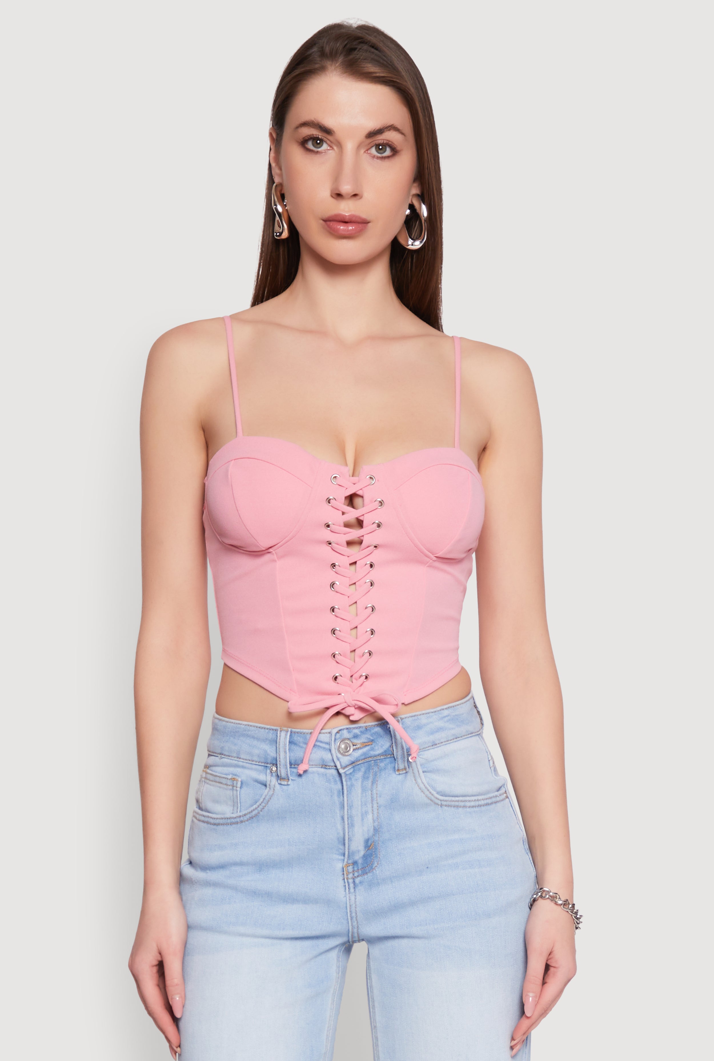 lace up bustier
