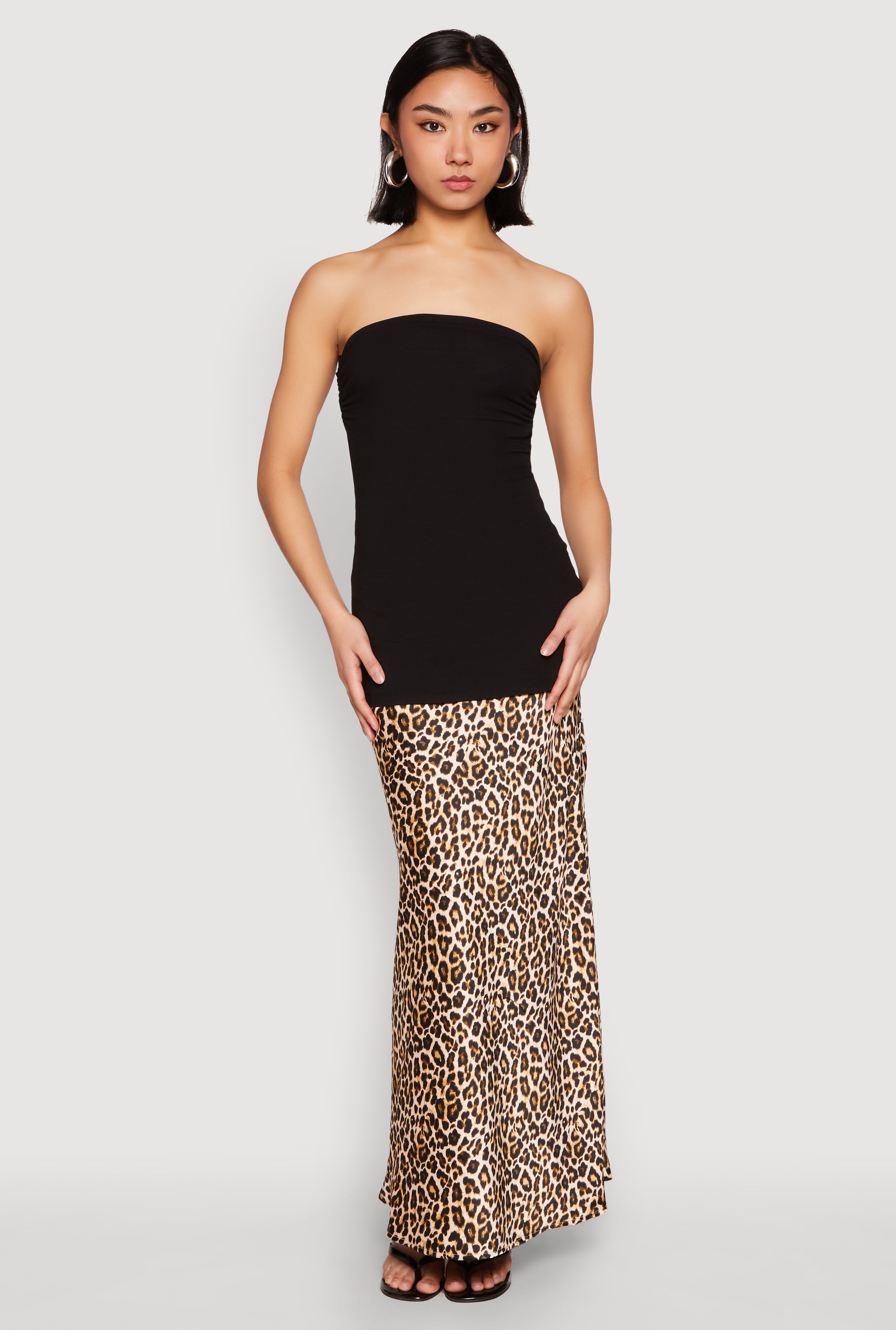 Ruched Side Tube Top
