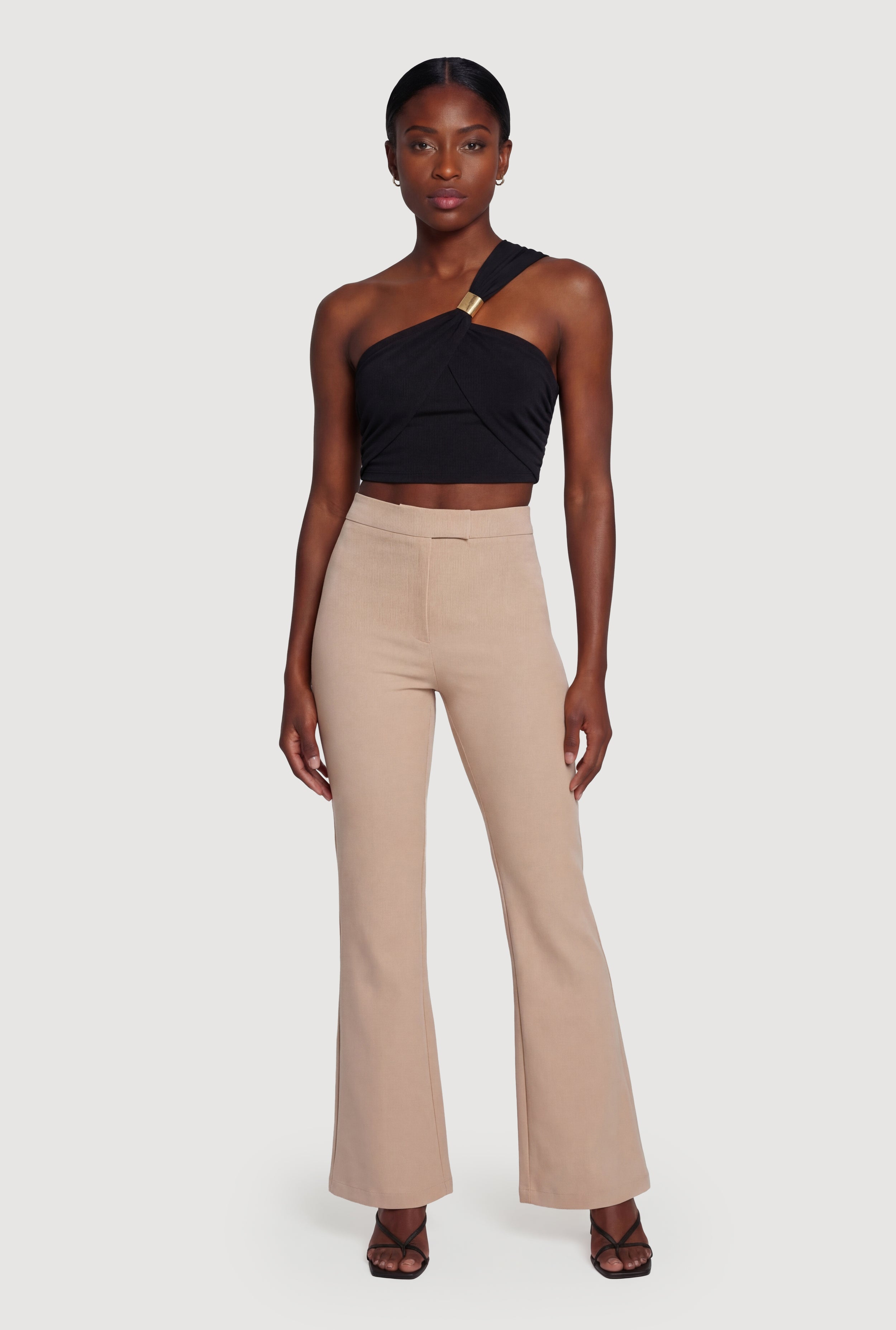 Sleeveless One Shoulder Top