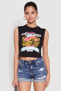 Classic American Motorcycles Graphic Muscle Tank Top