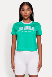 Graphic Jersey Top
