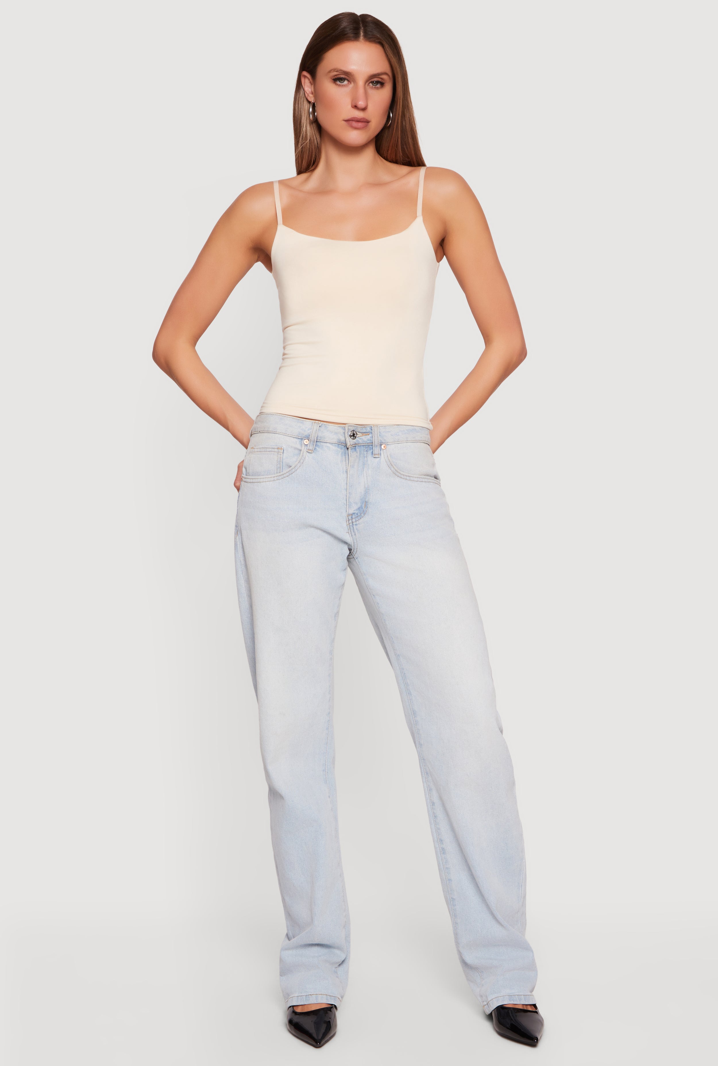 Scoop Neck Padded Cup Cami