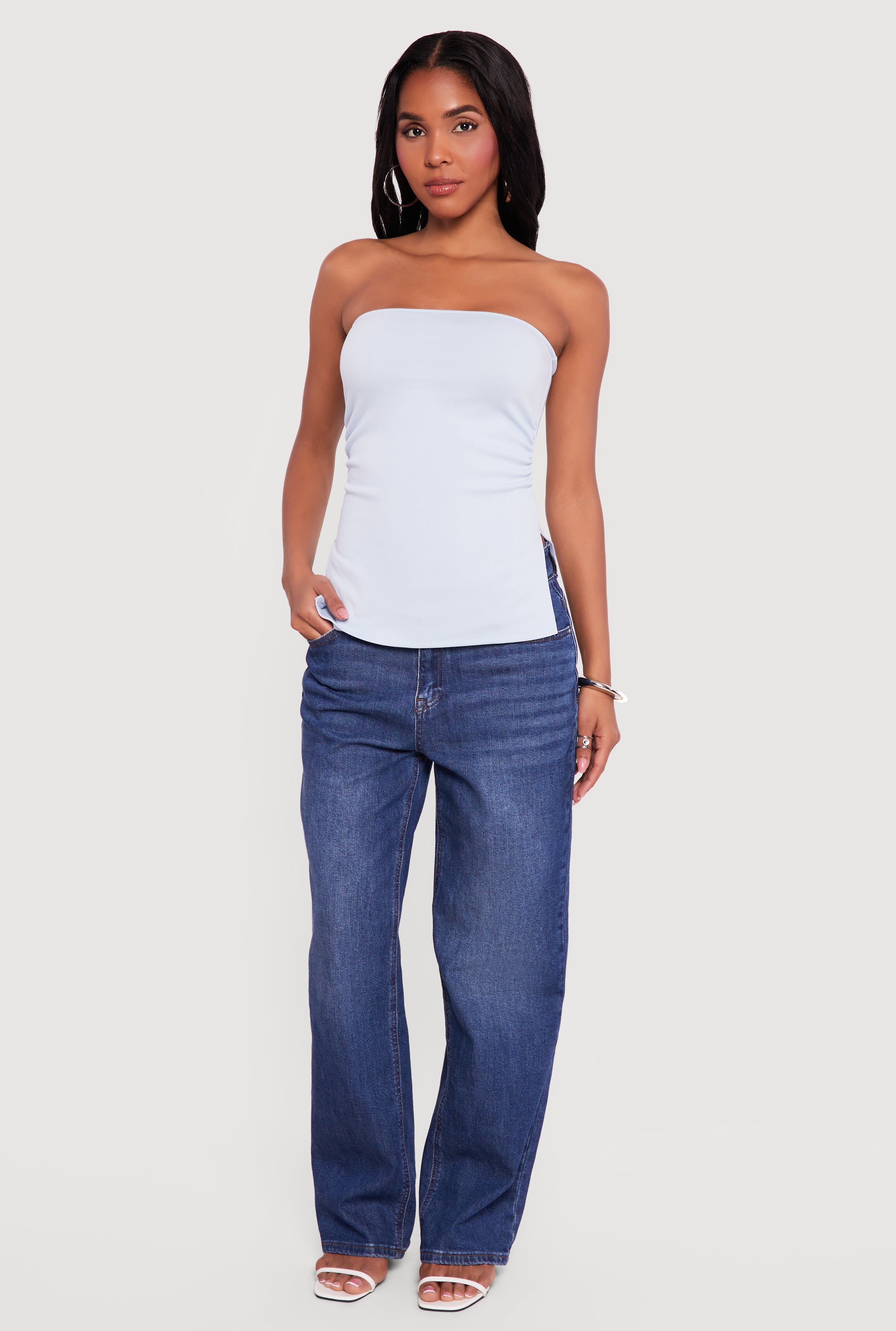 Sleeveless Side Slit Tanks | Rainbow Shops