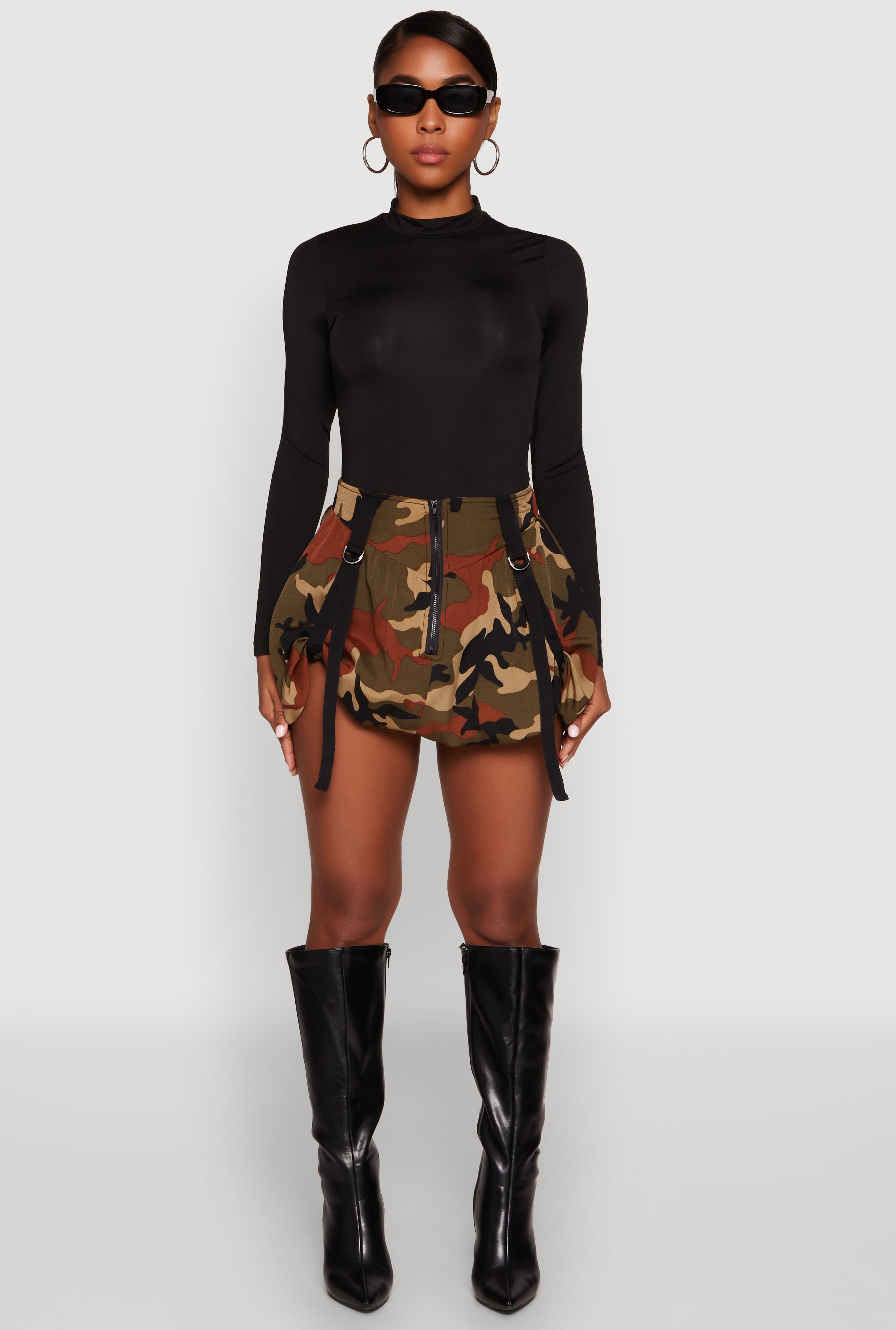 【TLLDAWN】L FLASH SWEAT SKIRT CAMO Olive Camo Foil Tennis Skirt Final Sale – Queen of the Court