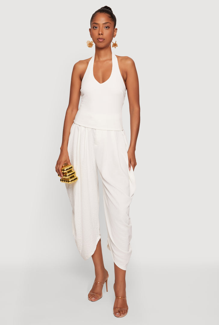 Pleated Harem Dress Pants