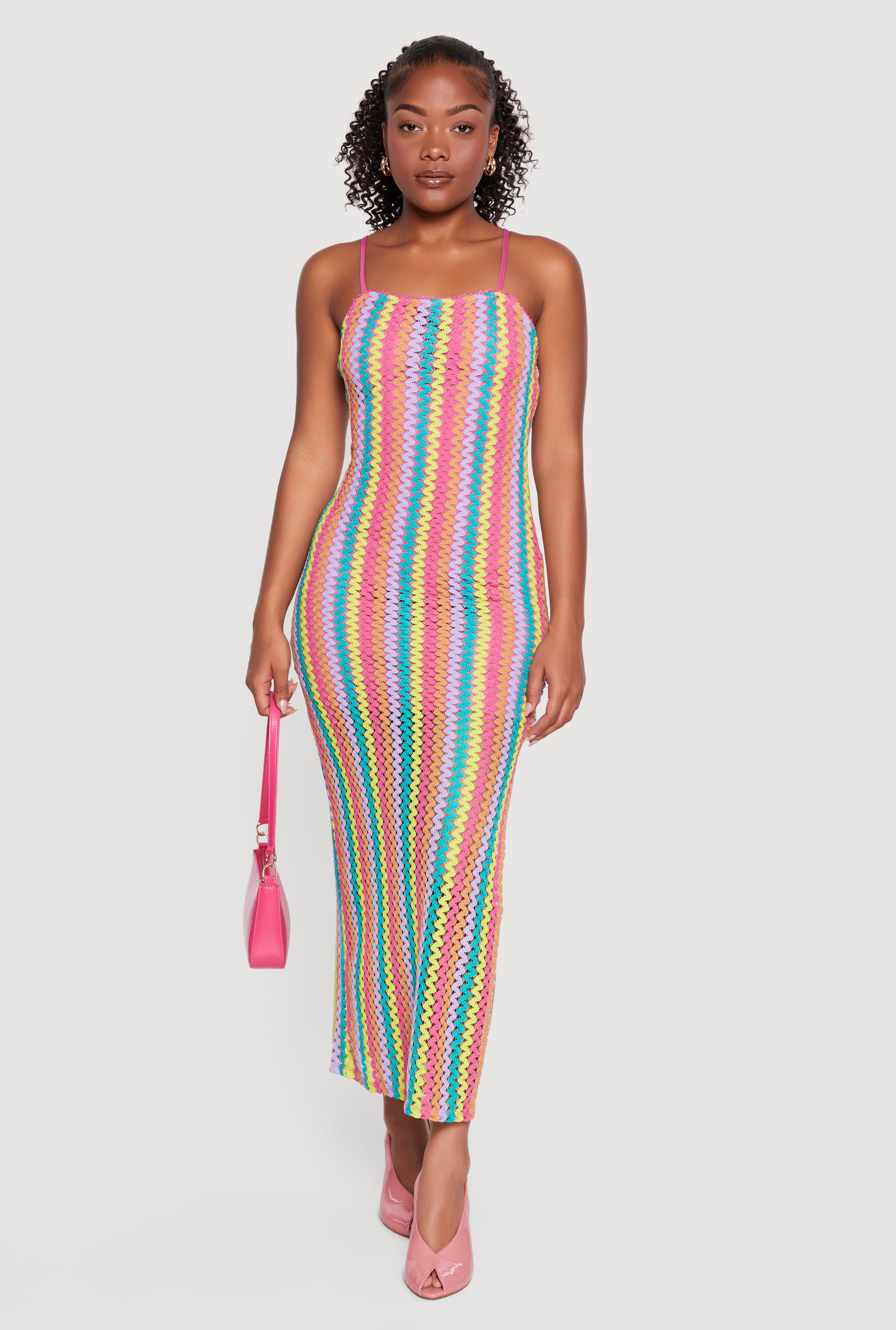 Striped Maxi Dress | Rainbow Shops