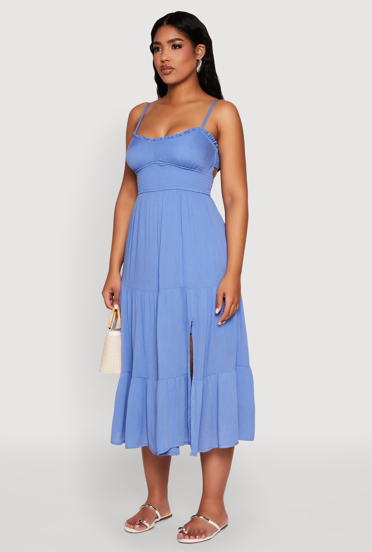 Iris Smocked Empire Waist Tiered Dress