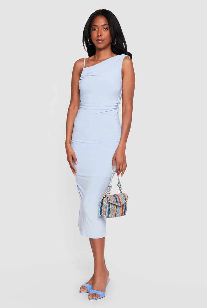 asymmetrical dresses online Bulent - Asymmetrical Maxi Dress with Buffets and Fronts
