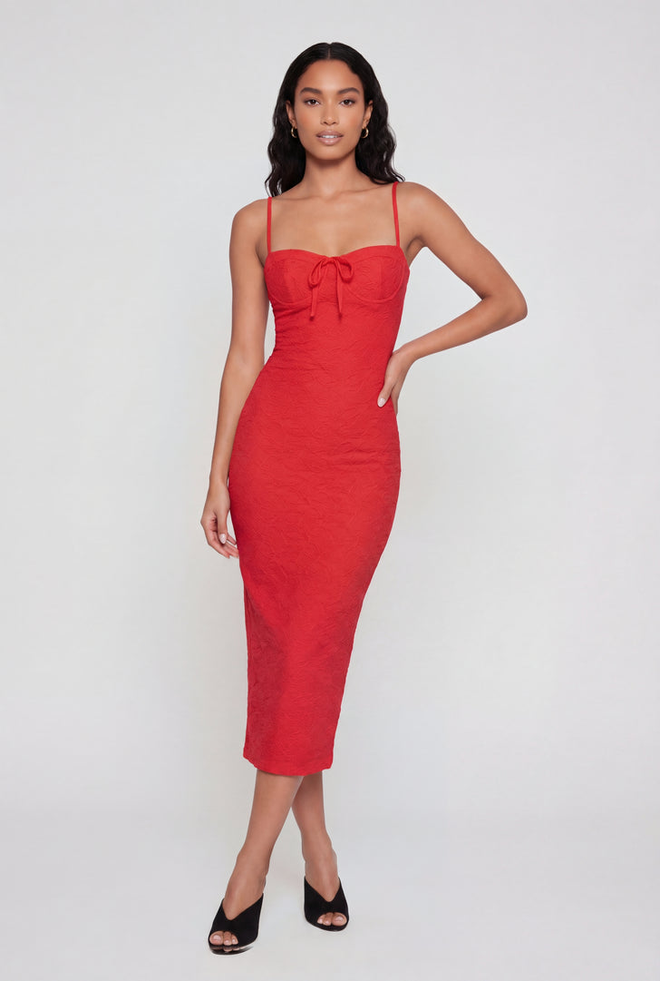 Bustier Midi Dress