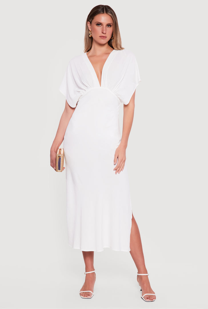 womens empire waist dresses Women's Midi Dress this piece beautifully combines elegance and comfort Empire Waist Dress | Rainbow
