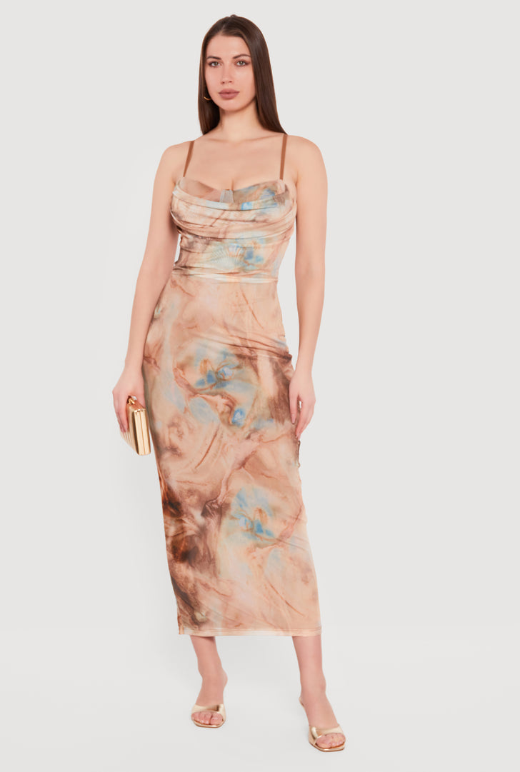 Bustier Midi Dress | Rainbow Shops