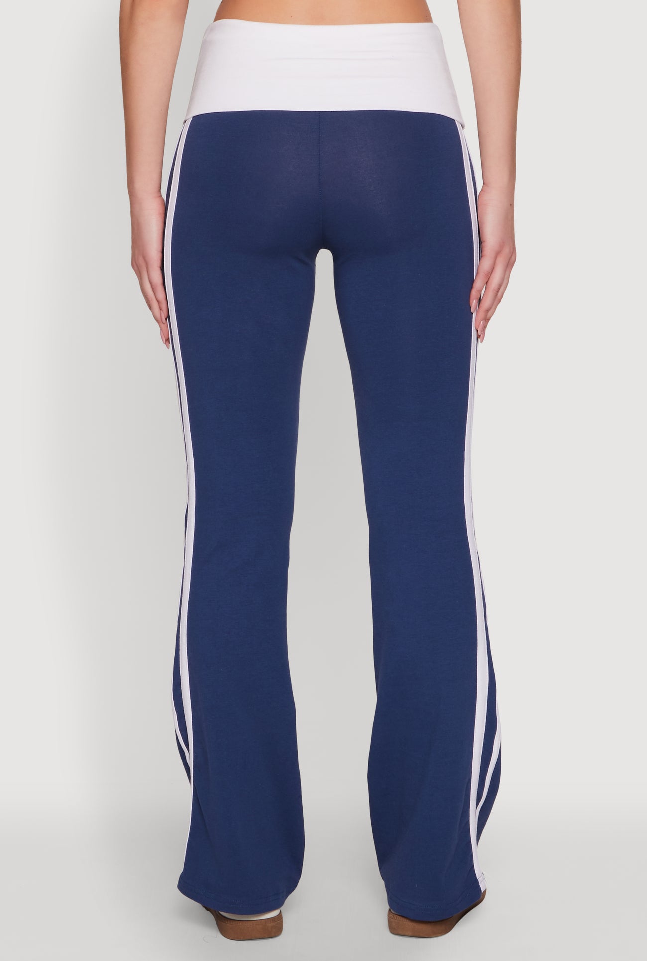 Varsity Stripe Graphic Print Pants