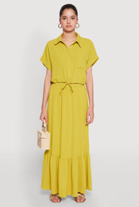 Airy High Waisted Tiered Skirt