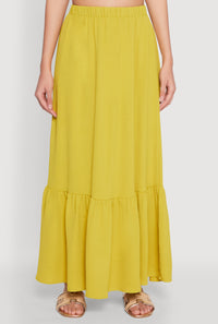 Airy High Waisted Tiered Skirt