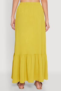 Airy High Waisted Tiered Skirt