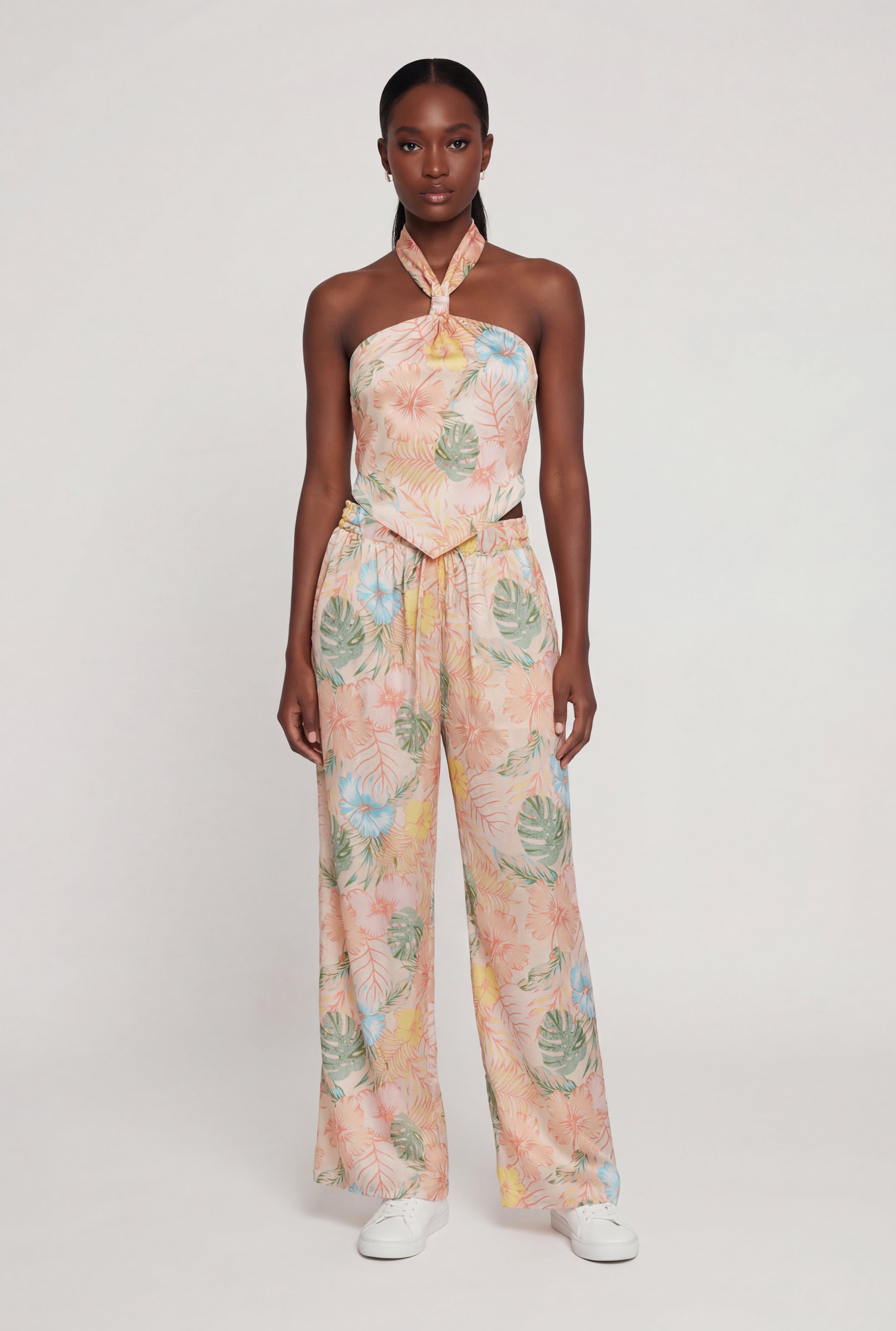 Wide Leg Pink Pants | Rainbow Shops