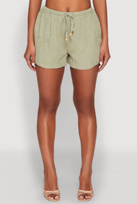 Haute Monde Starfish Decorative Stitch Shorts