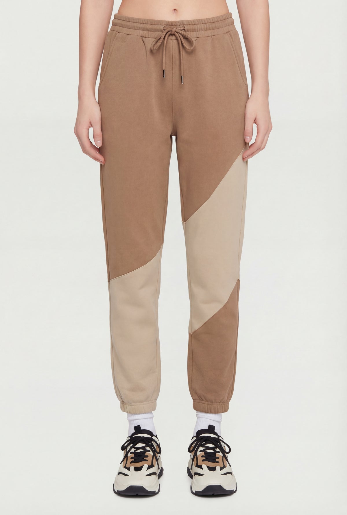 Two Tone Fleece Sweatpants