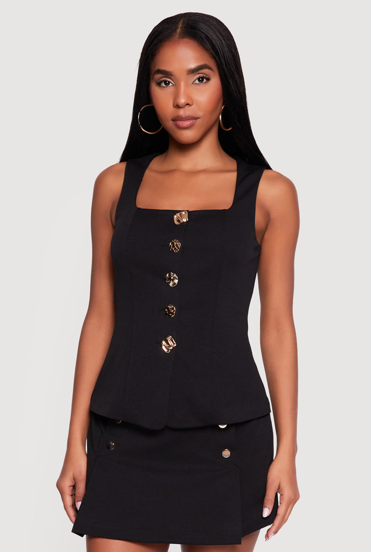 Women's Black Vest