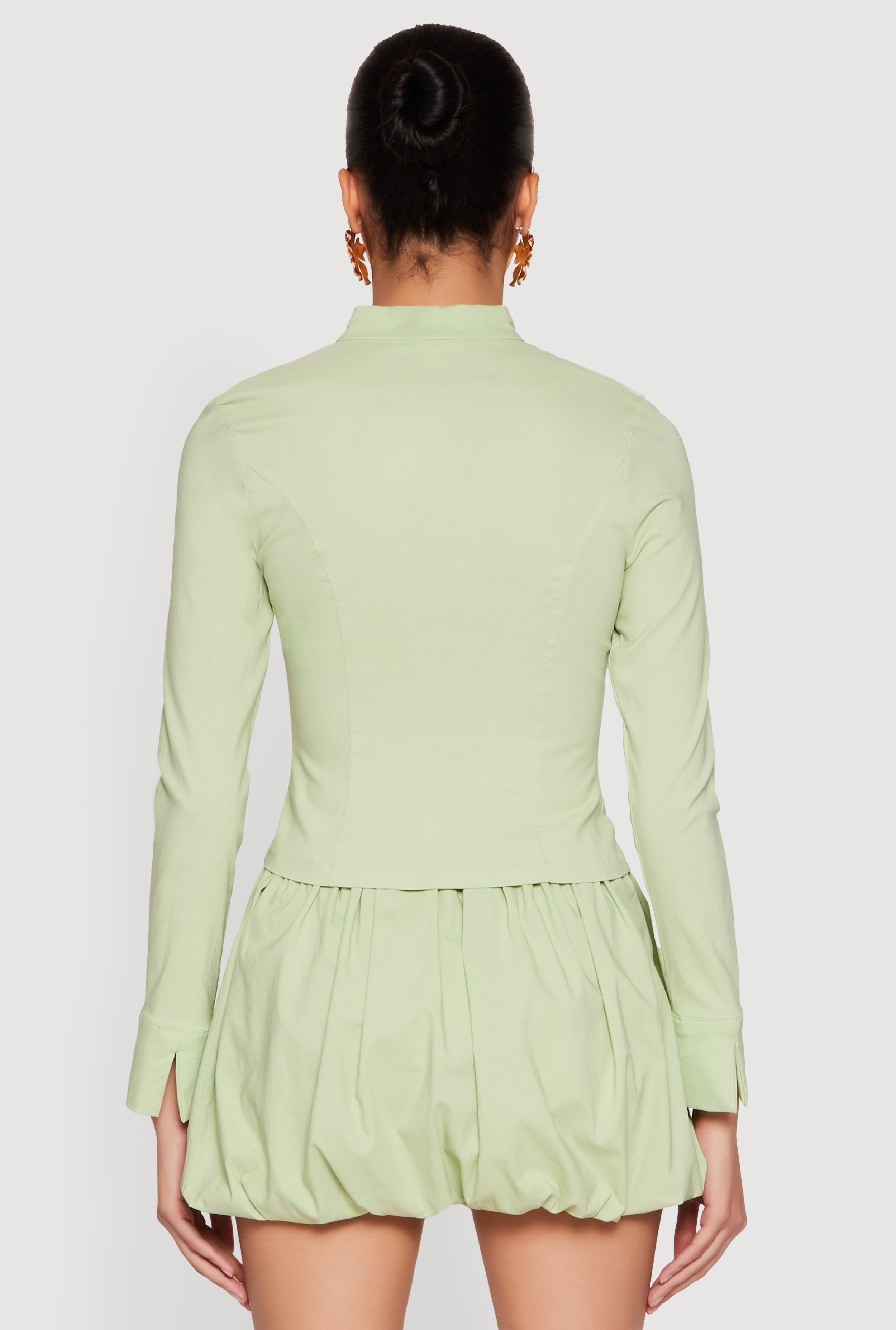 Iris Double Zip Front Blouse Iris Double Zip Front Blouse