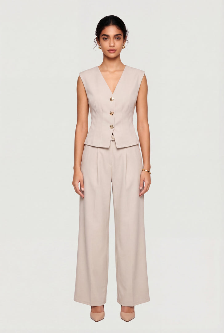 sachin and babi light blue dress ASOS DESIGN tailored low rise pleated super wide leg suit pants in blue main image 1