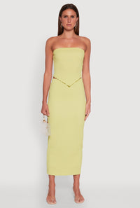 Almost Famous Textured Knit Maxi Skirt