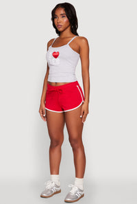 Almost Famous Graphic Print Cropped Cami
