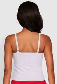 Almost Famous Graphic Print Cropped Cami