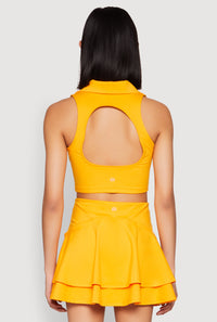 Polo Collar Sports Bra Top