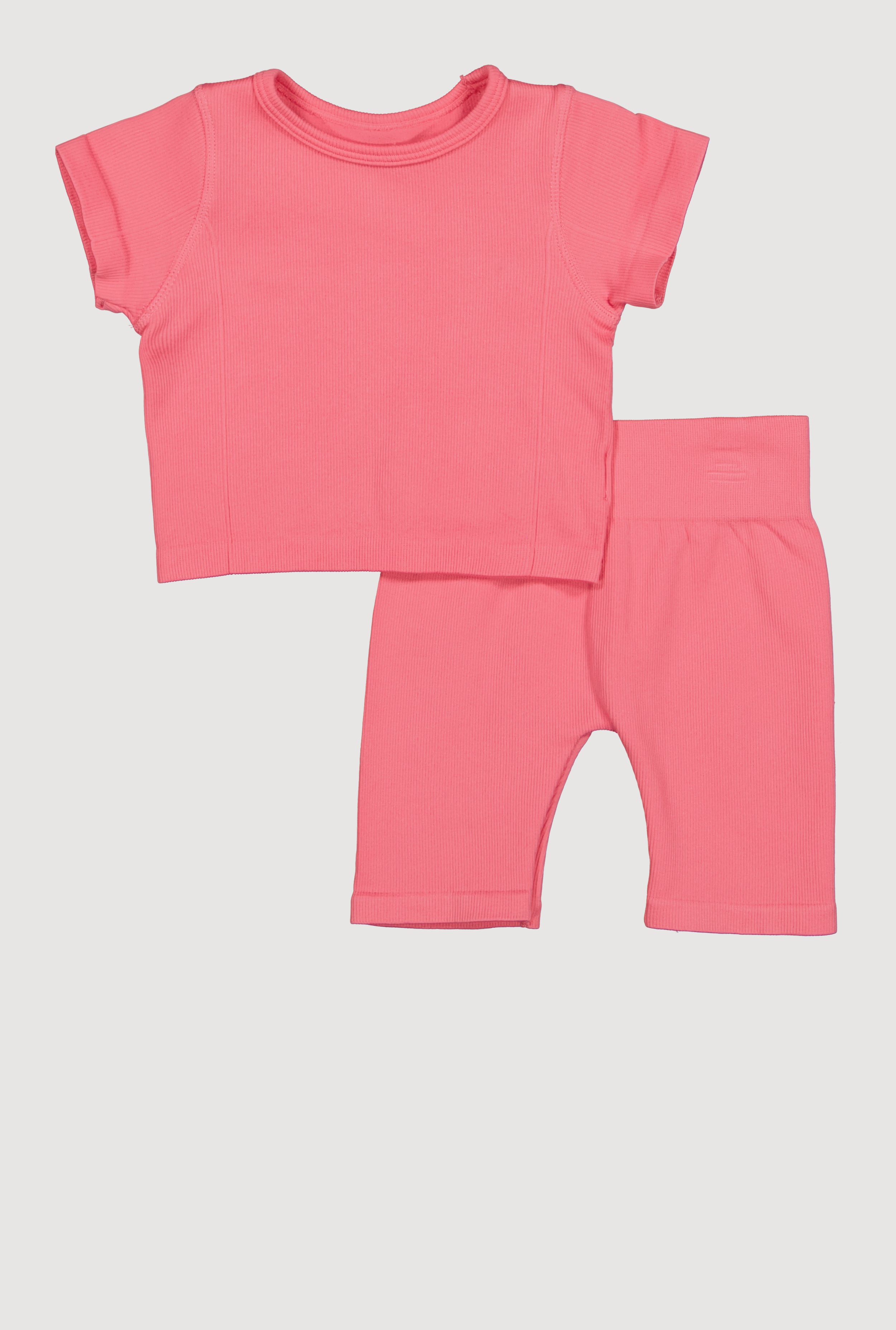 Rib Knit Two Piece Set | Rainbow Shops