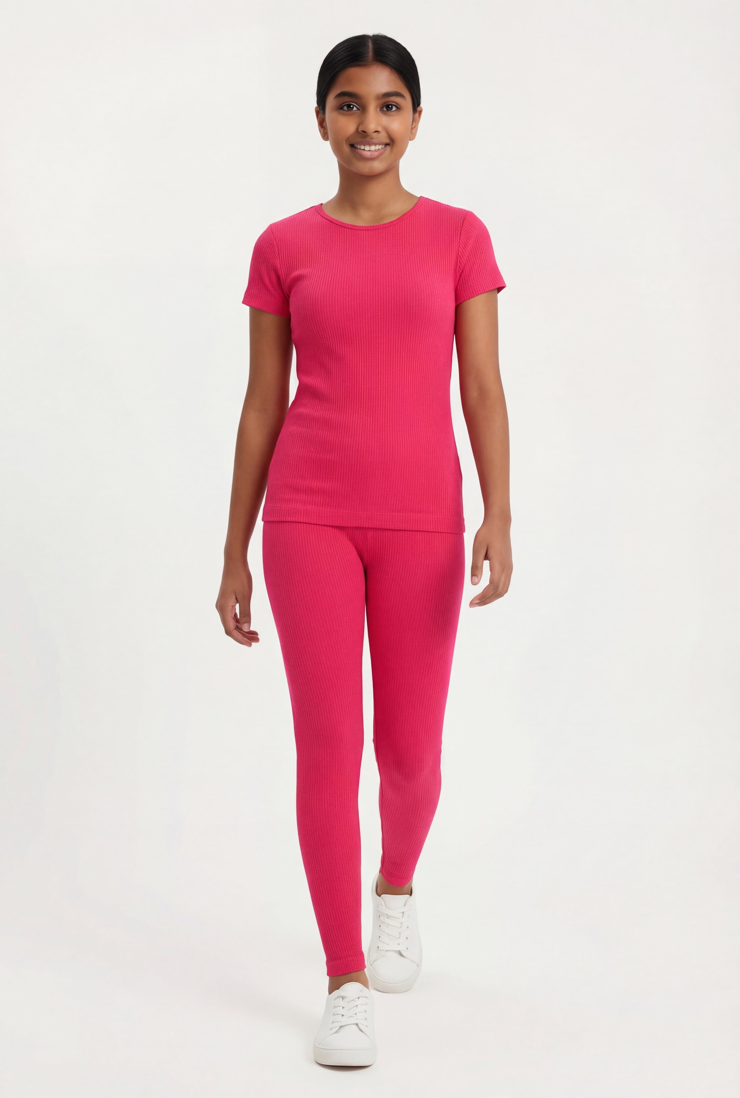 Rib Knit Two Piece Set | Rainbow Shops