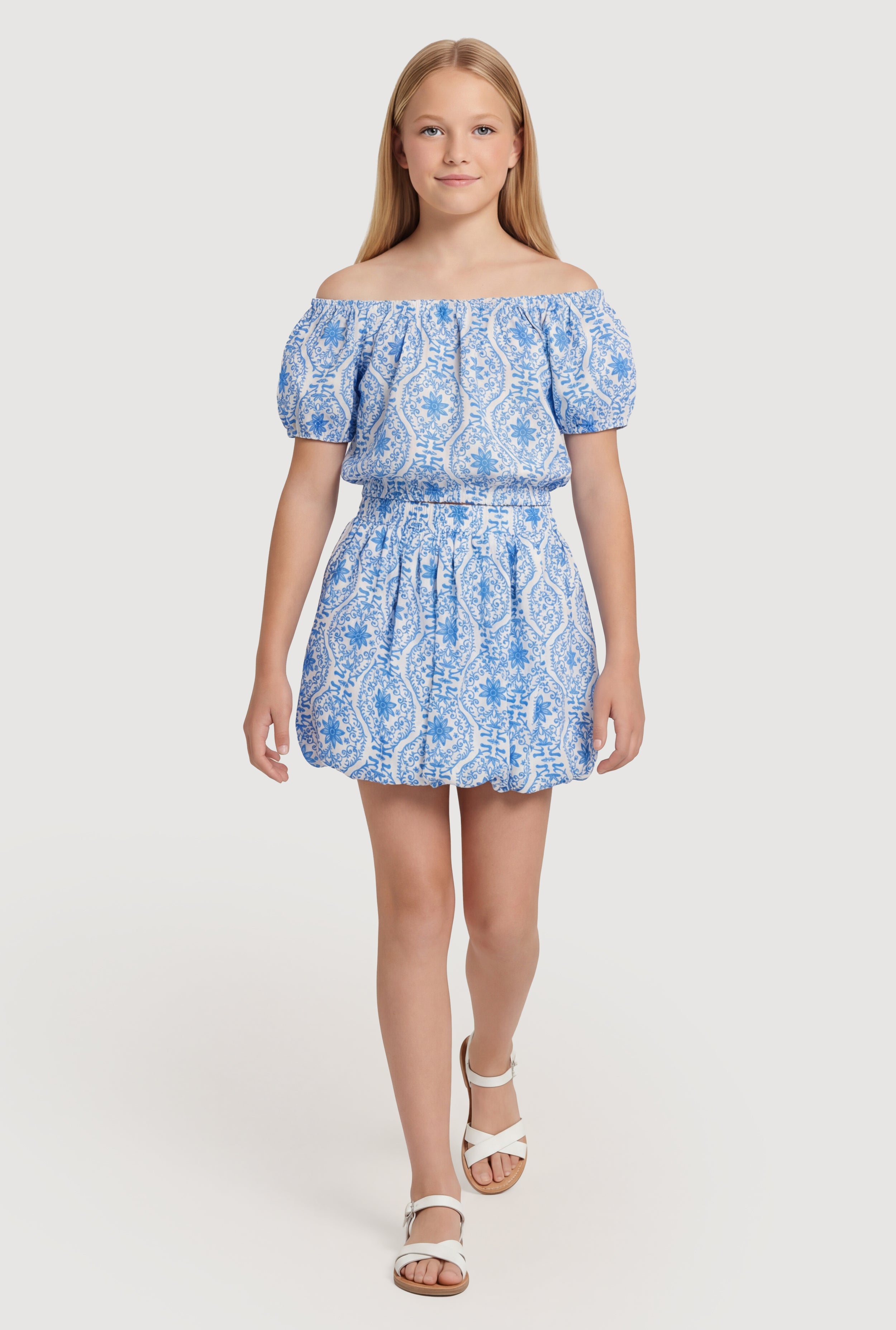 Off The Shoulder Top And Skirt | Rainbow Shops