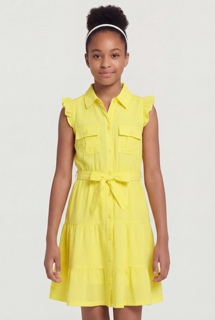 slim fit dress slacks Bateau Garden Dress for Girls size 1-14