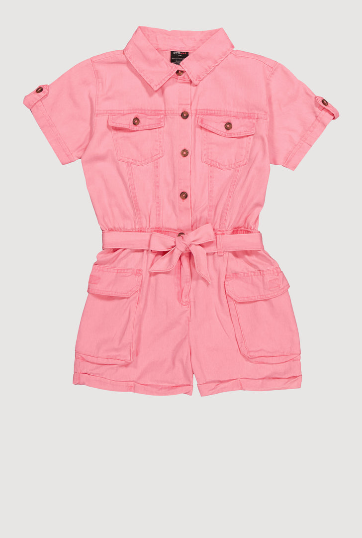 Combinaison (romper) Cold Shoulder Pour Petite Fille Taille S 6/7 - Marque My Michelle