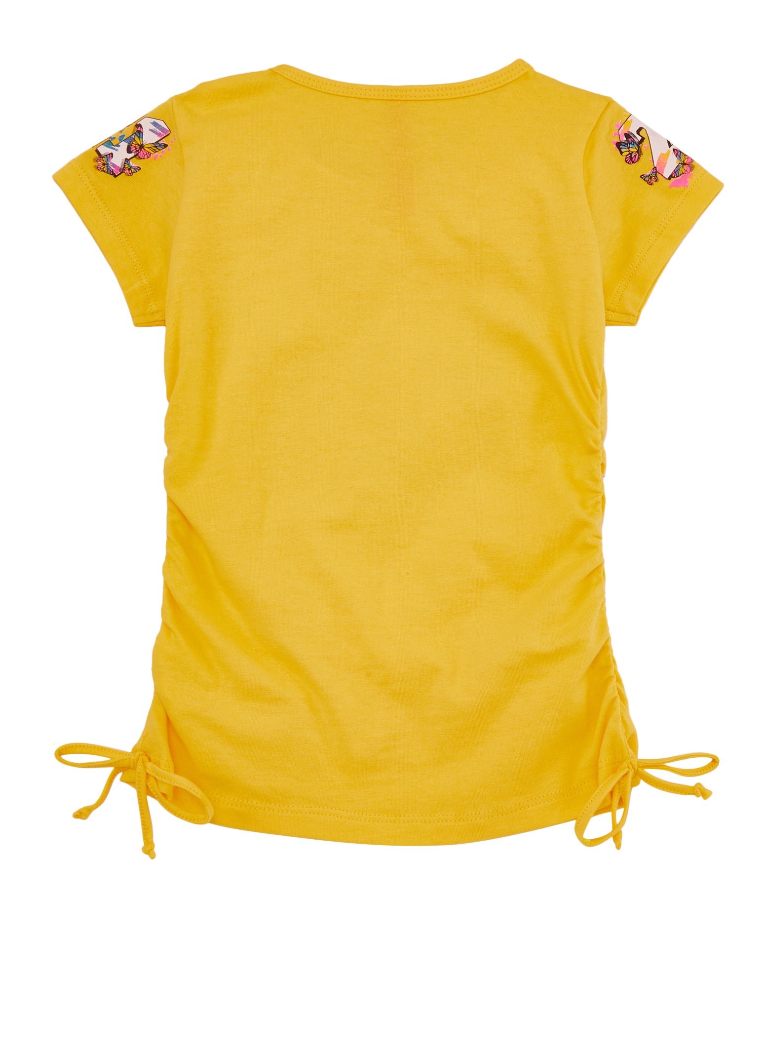 Little Girls Ruched Side Limited 21 Graphic Tee little-girls-ruched-side-limited-21-graphic-tee