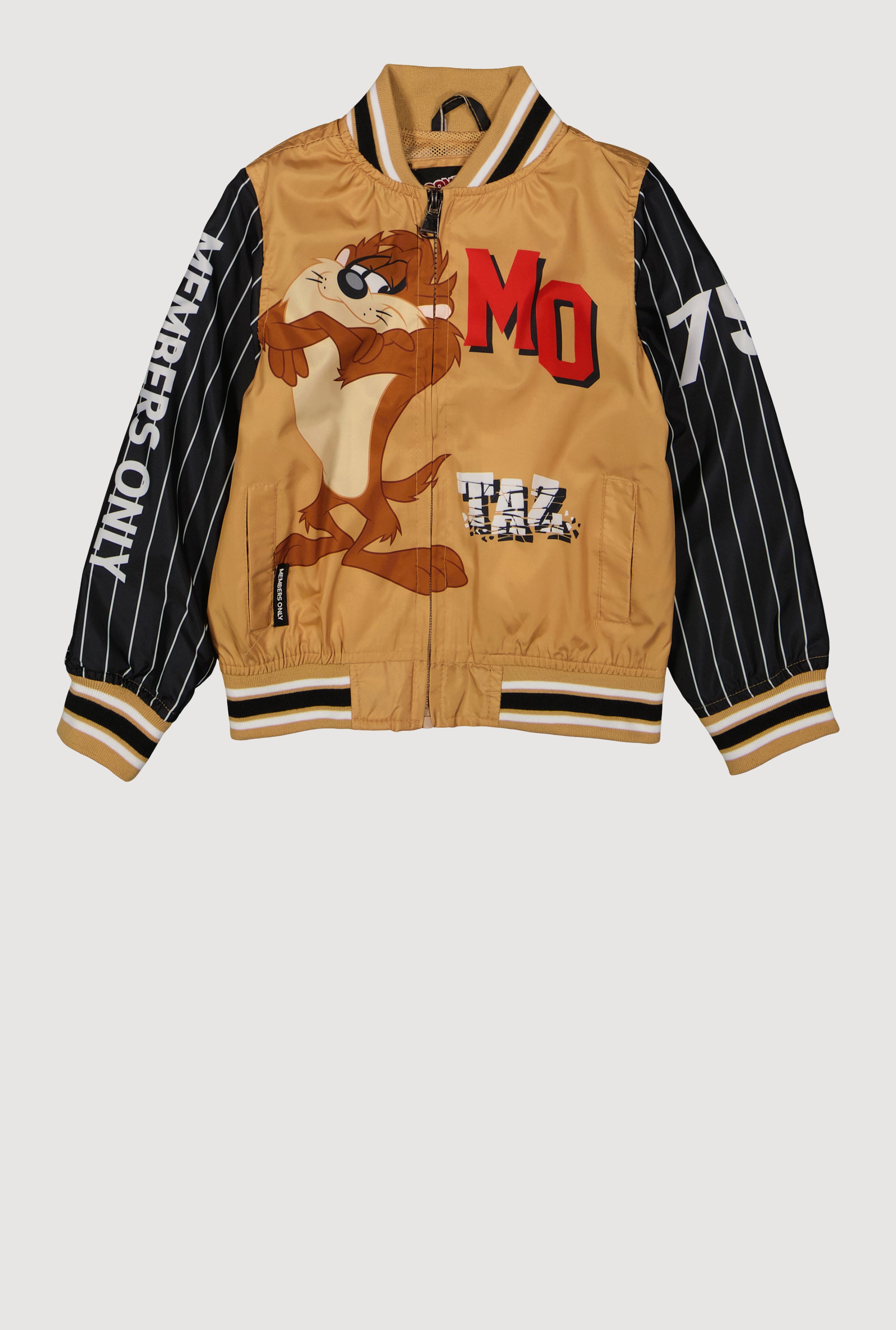 Lone Wolf カスタムメイド スタジャン 36 Little Boys Tasmanian Devil Graphic Varsity Windbreaker