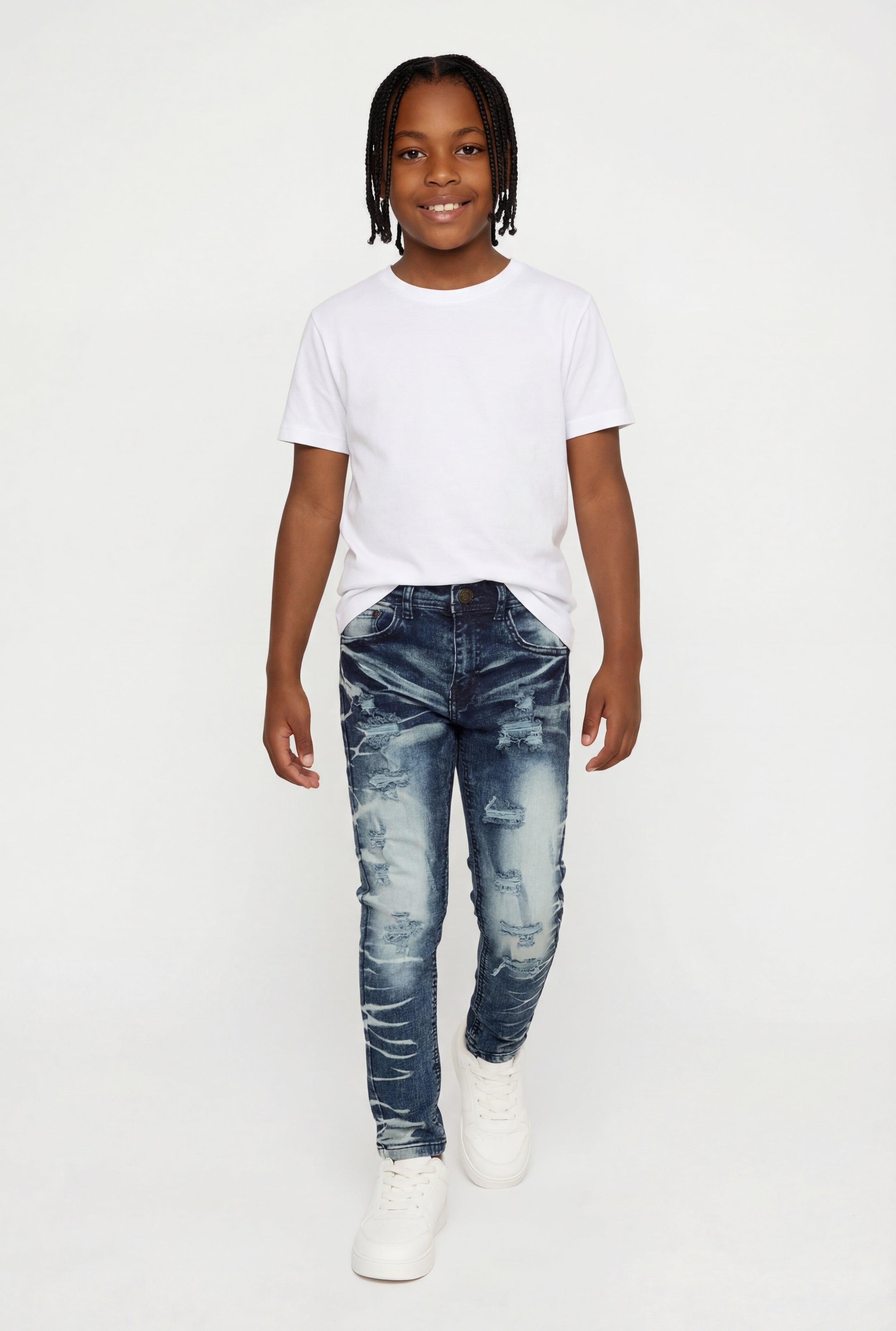Patched Ripped Jeans | Rainbow Shops