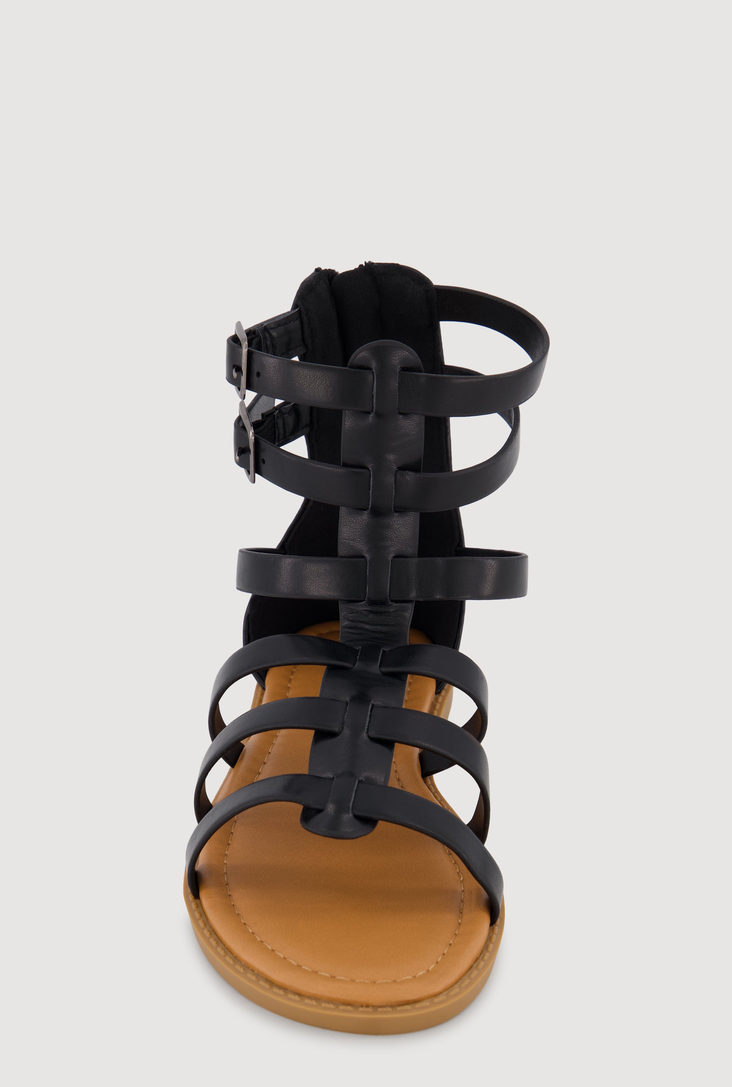 【J21920】The Gladiators Girls Zip Back Gladiator Sandals