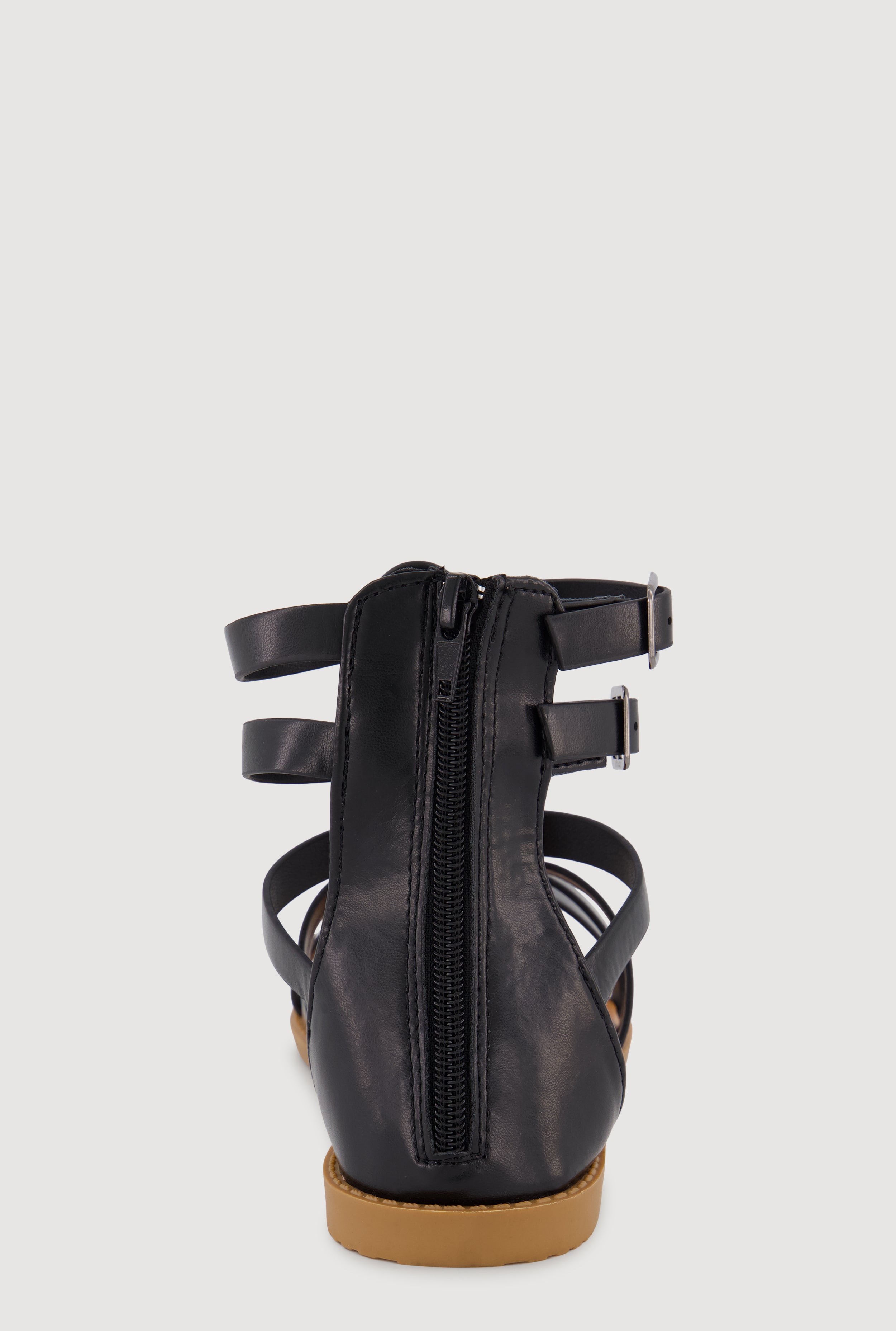 Girls Zip Back Gladiator Sandals