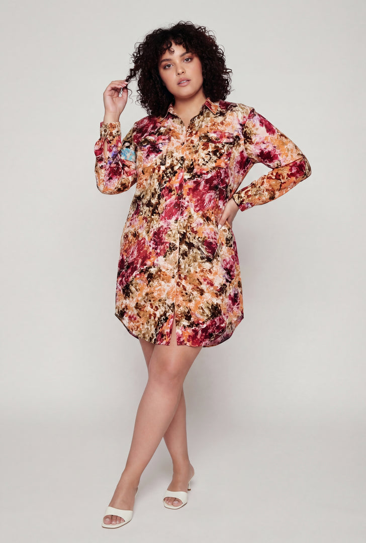 Women's Long Shirt Dress
