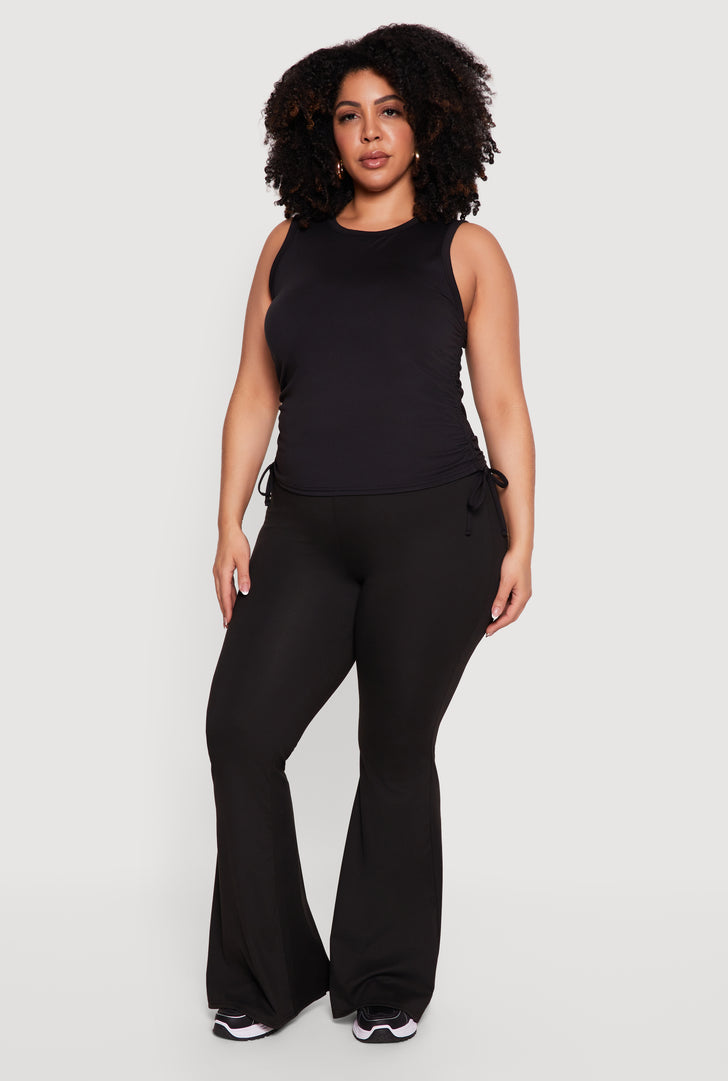 High Waist Flowy Pants | Rainbow Shops High Waist Flowy Pants | Rainbow Shops