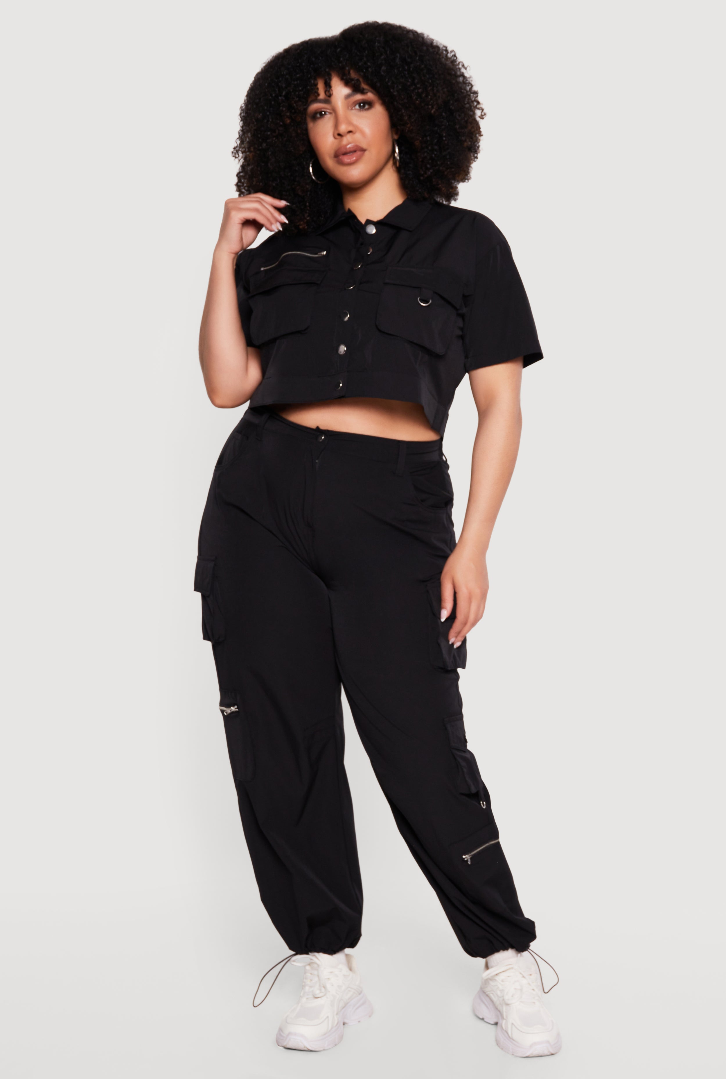 Zip Cargo Pants | Rainbow Shops