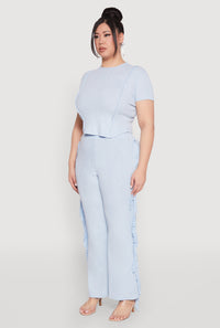 Plus Size Mineral Wash Tee