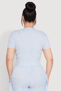 Plus Size Mineral Wash Tee