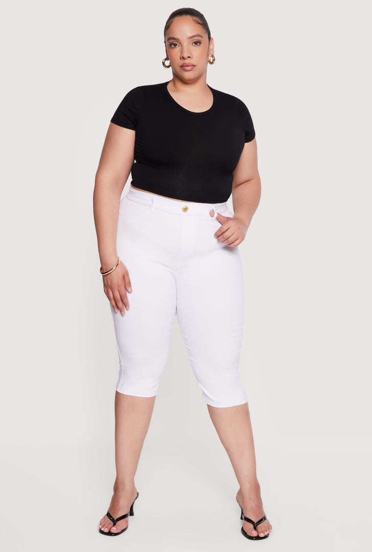 winter white dress pants plus size SHEIN SXY Plus Size Women Solid Color Lapel NeckLong Sleeve Jacket And Flared Pants Elegant Suit Set In Fall/Winter White Suits For Pant