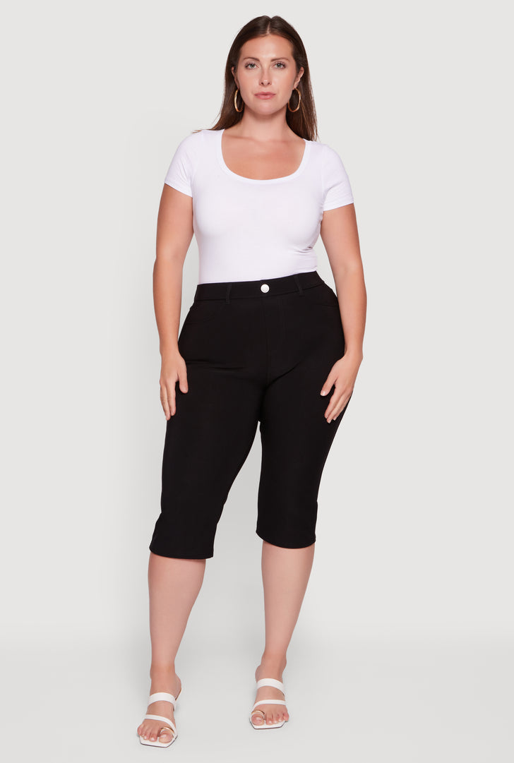 plus size black dress pants Ready or Knot or a chic casual look Plus Size Black Pants |