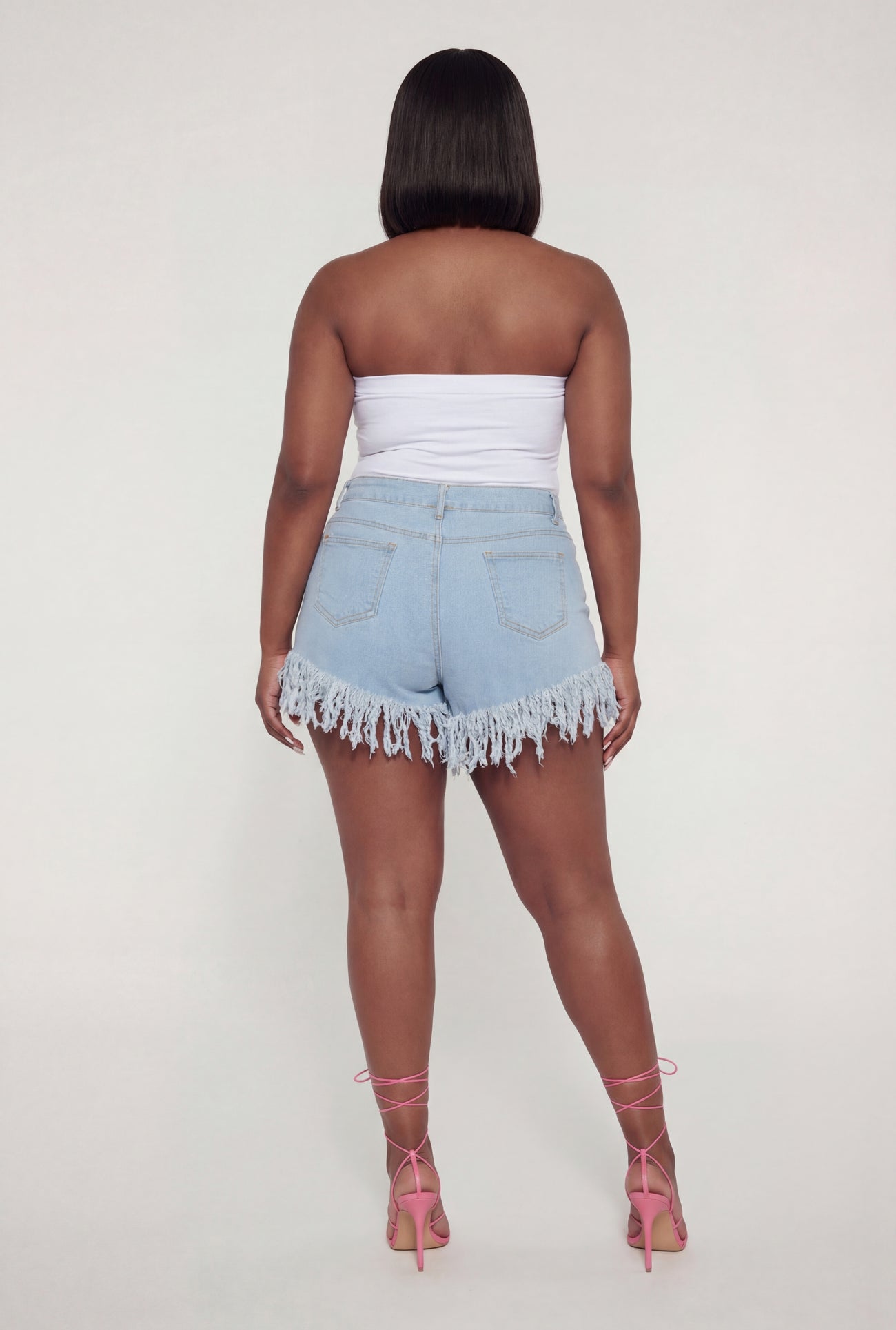 sachin and babi light blue dress Tailored Dress Shorts Women High Waisted Solid Dress Shorts for Spring &  Summer main image 0