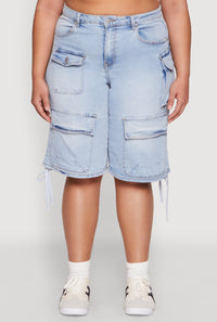 Plus Size Almost Famous Cargo Skater Shorts