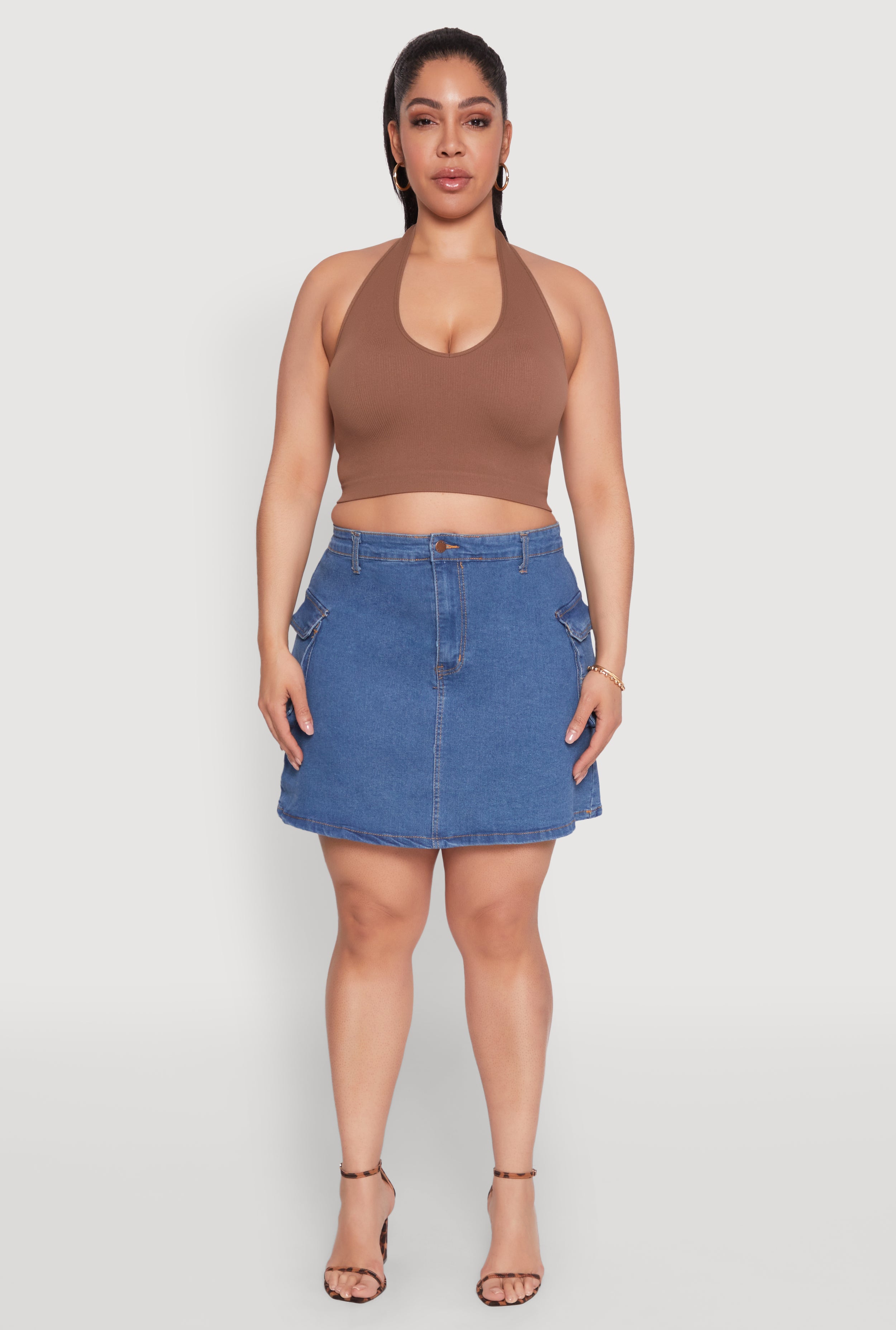【mnem】Ends Washing Cargo Skirt A75200007-front-pdp?$onmodelfront$